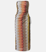 Missoni Wave lame beach dress