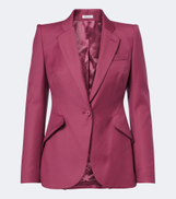 McQueen Wool gabardine blazer