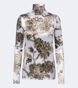 Acne Studios Floral turtleneck top