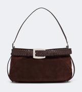 Staud Brooklyn Small suede shoulder bag