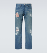 Junya Watanabe x Levi's patchwork straight jeans