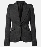 McQueen Pinstripe wool blazer