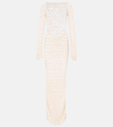 Aya Muse Sequined maxi dress
