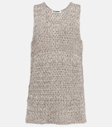 Jil Sander Knitted cotton-blend top