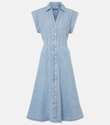 Veronica Beard Ruben denim midi dress