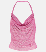 Giuseppe di Morabito Embellished cowl-neck top