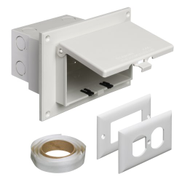 Arlington Industries Arlington Dbhr1w 1 Outdoor Electrical Box With Weatherproof Cover For Flat Surface Construction Horizontal 1 Gang White Price In Dubai Uae Compare Prices