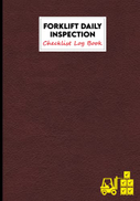Forklift Daily Inspection Checklist Log Book: Forklift Operator ...