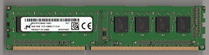 Micron 4GB DDR3 1Rx8 PC3-12800U MT8JTF51264AZ-1G6E1 Desktop RAM Memory ...