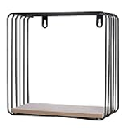 Abb Wall Decorative Hanging Shelves Storage Floating Geometric Iron Art Square Shape Simple Crafts Storage Milk Tea Shops Living Room Size 25x11 5x25cm Price In Dubai Uae Compare Prices