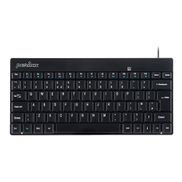 Perixx PERIBOARD-422 Tastiera Mini USB-C - Cablata, Silenziosa, Layout US Inglese, Per Windows E Chrome - 2