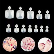 Natural Vastitude 600 Pcs False Toenails Full Cover Artificial French Acrylic Toenails 12 Sizes For Nail Salons And Diy Nail Art Natural Price In Dubai Uae Compare Prices