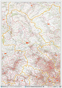 XYZ Maps Bradford - BD - Postcode Wall - Paper price in Dubai, UAE ...