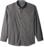 Arrow Men S Big And Tall Long Sleeve Plaid Hamilton Shirt Black 2x Large Big Price In Dubai Uae Compare Prices