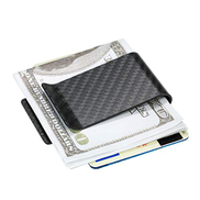 Carbon Fiber Business Card Holder : Carbon Fiber Ballpoint And Business Card Holder Gift Set : This unique carbon fiber desktop business card holder is sure to impress anyone in your office.