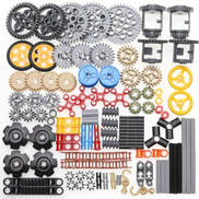 Zylopa 116pcs Technic-Gears-Axle Kit Technic-Pin-Connector Bush -Wheels ...