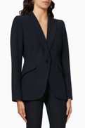McQueen Leaf Crepe Jacket