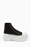 McQueen Lace-up Boots in Canvas