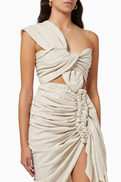 Just Bee Queen Sol One Shoulder Bandeau Top