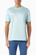 Giorgio Armani Knit T-shirt in Silk Blend