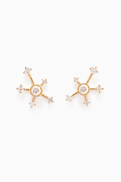 Fergus James Galaxy Diamond Studs in 18kt Gold