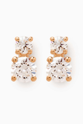 Fergus James Diamond Mini Cluster Earrings in 18kt Gold