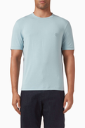 Giorgio Armani Crewneck T-shirt in Viscose Jersey