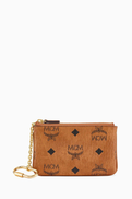 MCM Key Pouch in Visetos