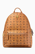 MCM Stark Backpack in Visetos Canvas
