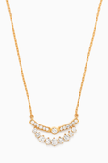 NASS Diamond Chain Pendant in 18kt Yellow Gold