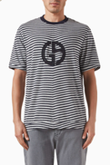 Giorgio Armani Logo Chevron T-shirt in Jacquard