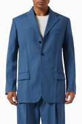 Marni Logo Mending Blazer in Wool & Mohair