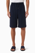 Giorgio Armani Drawstring Bermuda Shorts in Cupro