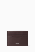 Coach Flat Card Case in Leather