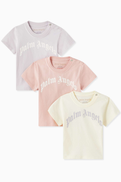 Palm Angels Tri-pack T-shirt Set in Cotton