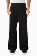 Nahmias Pleated Suiting Pants in Wool-blend