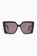 McQueen Oversized Square Sunglasses in Acetate