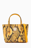MCM Toni Top-zip Shopper in Python-print Coronet