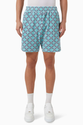 Casablanca Monogram Shorts in Towel Terry