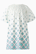 Casablanca Gradient Pattern Dress