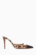 Andrea Wazen Caroline 85 Mules in Satin