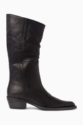 Khaite Clive 25 Boots in Leather