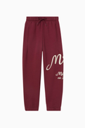MSGM Logo Sweatpants in Cotton Fleece