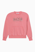 MSGM Rhinestone-embellished Crewneck Sweatshirt