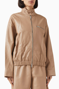 Represent Fuel Jacket in Leather