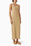 Caravana Xitso Maxi Dress in Cotton Jute