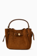 Tory Burch Romy Mini Bucket Bag in Suede