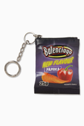Balenciaga Chips Keychain in Leather