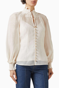 Zimmermann Rebellion Collared Blouse