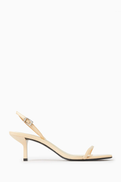 Schutz Judith 65 Slingback Sandals in Leather